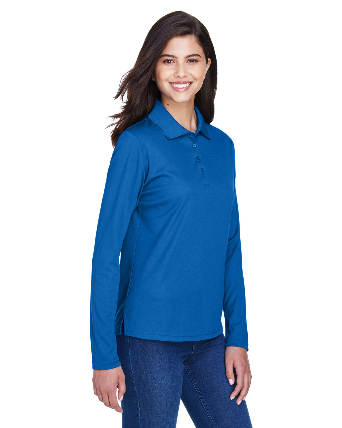 CORE365 Ladies' Pinnacle Performance Long-Sleeve Piqué Polo CORE365