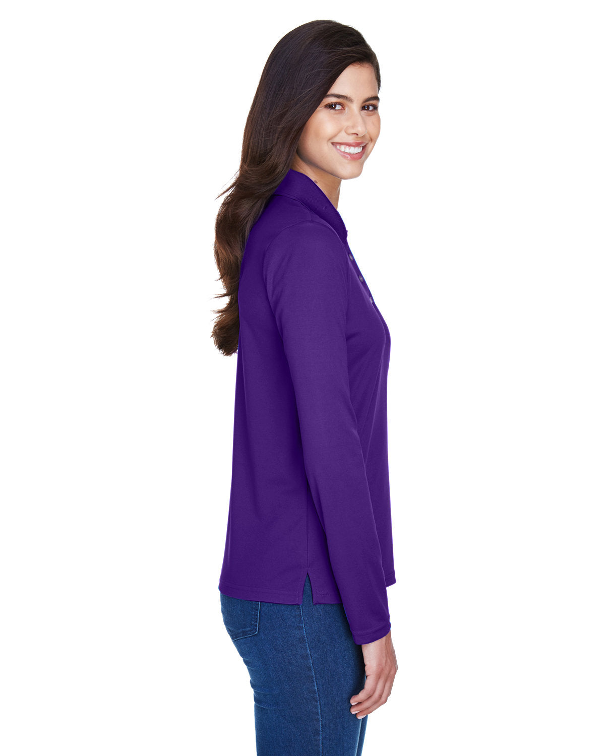 CORE365 Ladies' Pinnacle Performance Long-Sleeve Piqué Polo CORE365