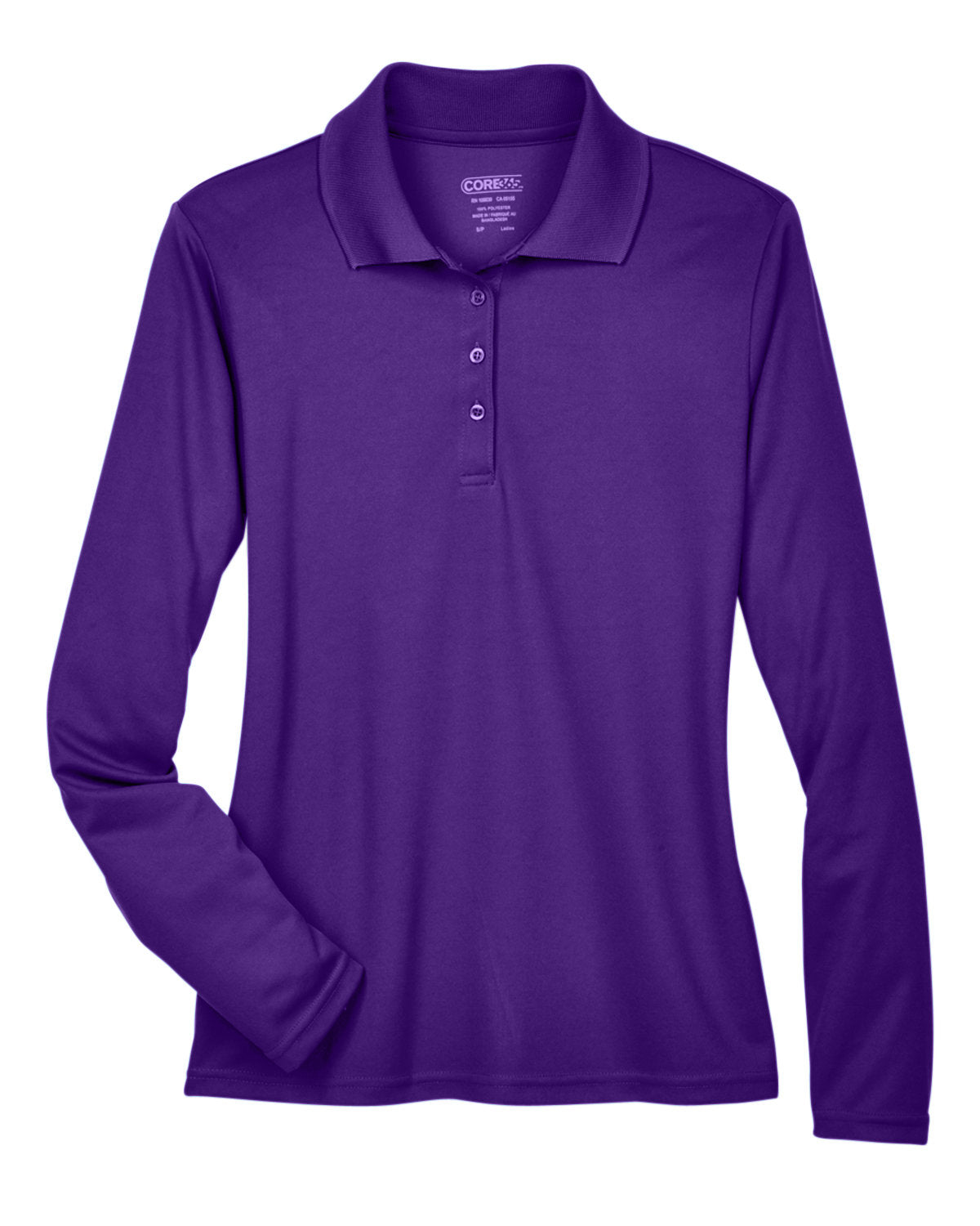 CORE365 Ladies' Pinnacle Performance Long-Sleeve Piqué Polo CORE365