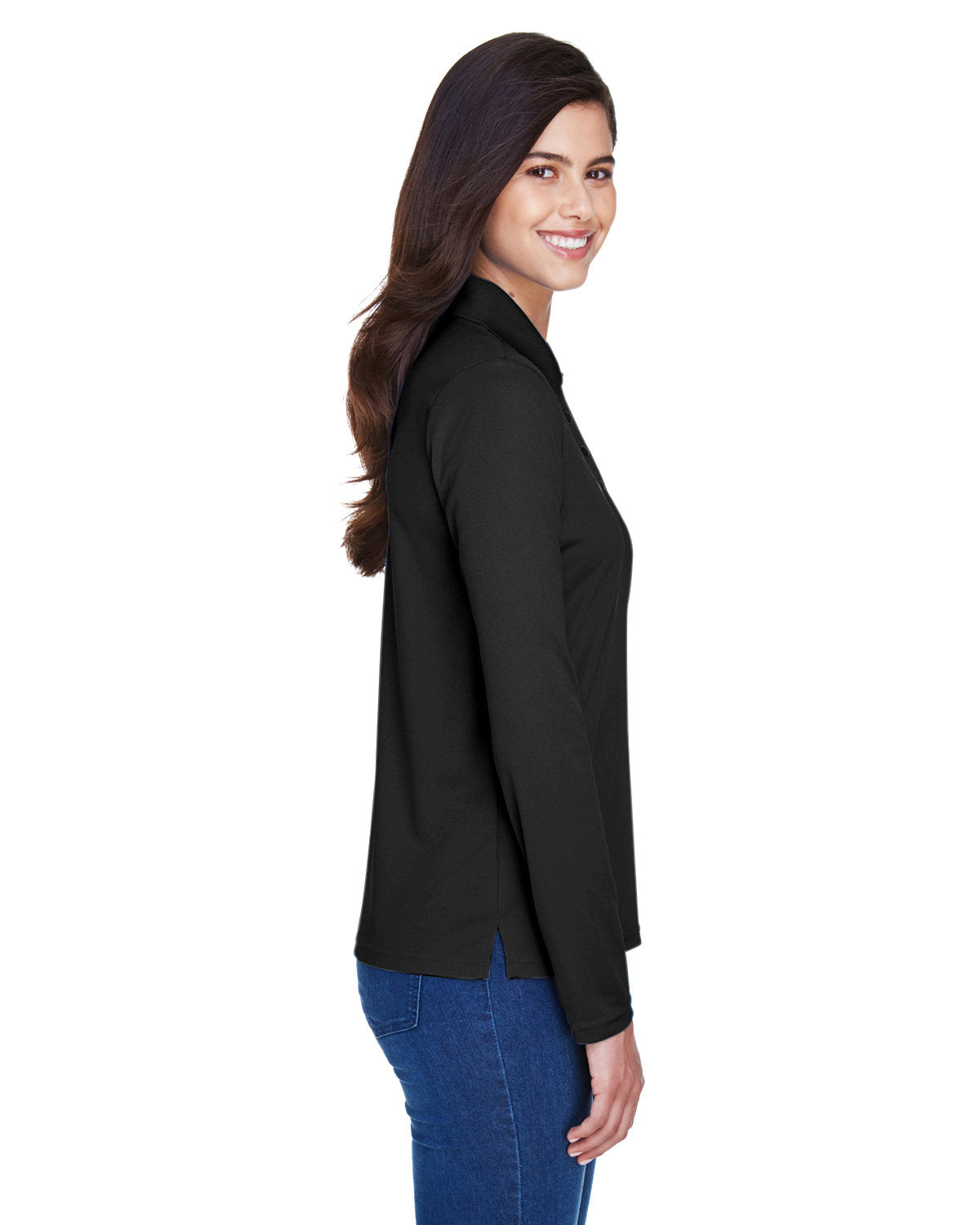 CORE365 Ladies' Pinnacle Performance Long-Sleeve Piqué Polo CORE365