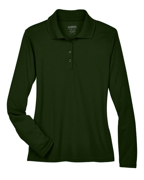 CORE365 Ladies' Pinnacle Performance Long-Sleeve Piqué Polo CORE365