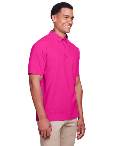 UltraClub Men's Lakeshore Stretch Cotton Performance Polo