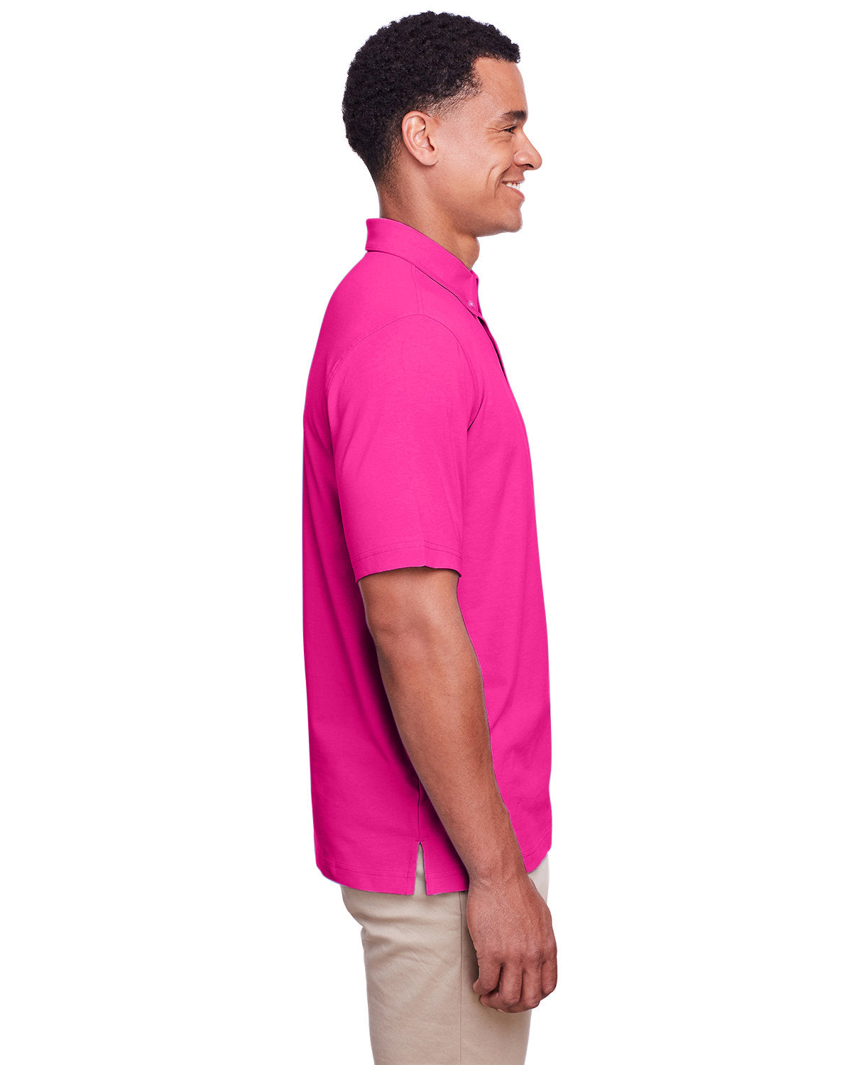 UltraClub Men's Lakeshore Stretch Cotton Performance Polo UltraClub