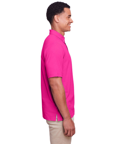 UltraClub Men's Lakeshore Stretch Cotton Performance Polo