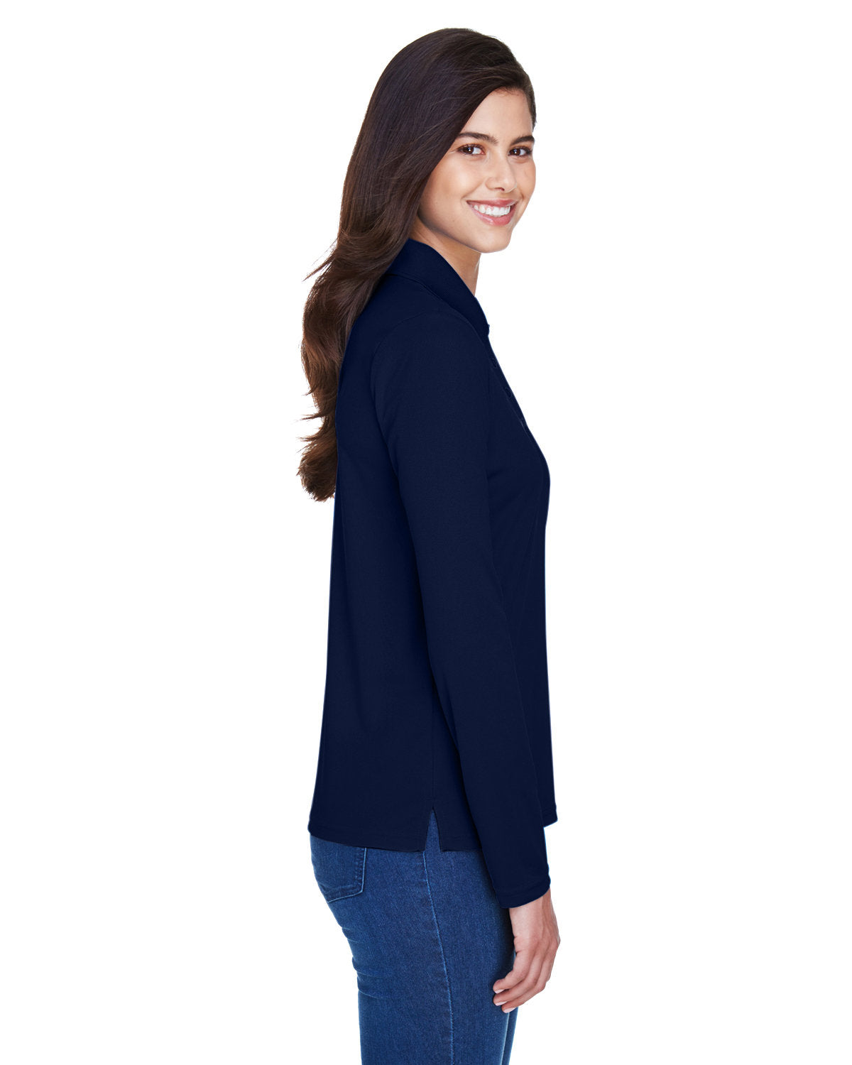 CORE365 Ladies' Pinnacle Performance Long-Sleeve Piqué Polo CORE365