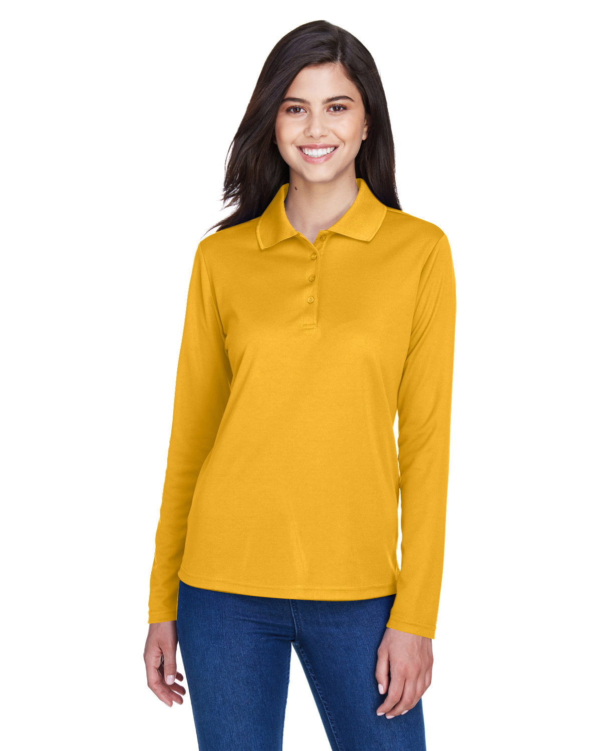 CORE365 Ladies' Pinnacle Performance Long-Sleeve Piqué Polo CORE365