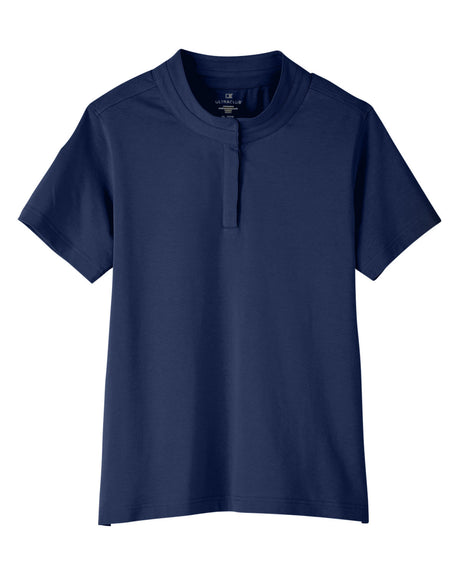 UltraClub Ladies' Lakeshore Stretch Cotton Performance Polo UltraClub