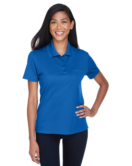 CORE365 Ladies' Origin Performance Piqué Polo with Pocket CORE365