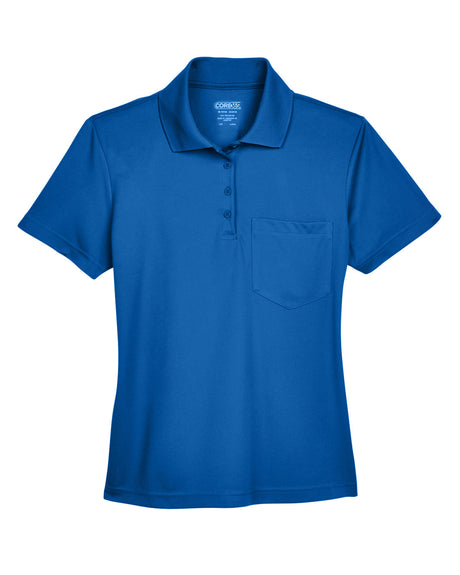 CORE365 Ladies' Origin Performance Piqué Polo with Pocket CORE365