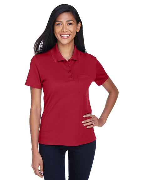 CORE365 Ladies' Origin Performance Piqué Polo with Pocket CORE365