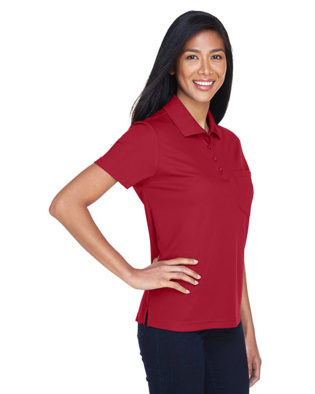 CORE365 Ladies' Origin Performance Piqué Polo with Pocket CORE365