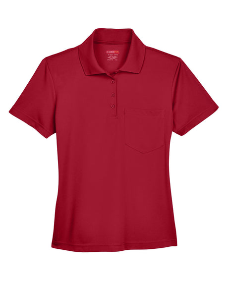 CORE365 Ladies' Origin Performance Piqué Polo with Pocket CORE365
