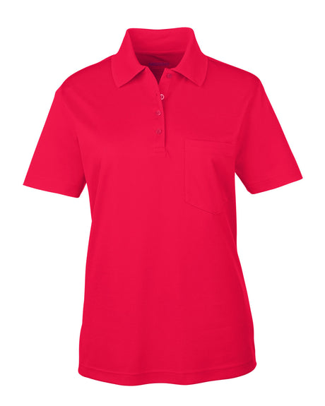 CORE365 Ladies' Origin Performance Piqué Polo with Pocket CORE365