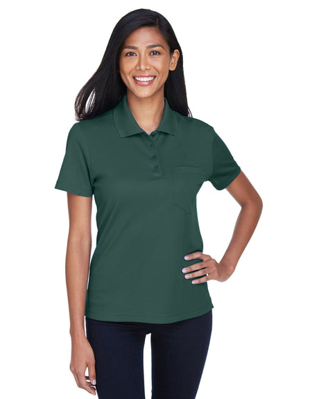 CORE365 Ladies' Origin Performance Piqué Polo with Pocket CORE365