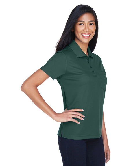 CORE365 Ladies' Origin Performance Piqué Polo with Pocket CORE365