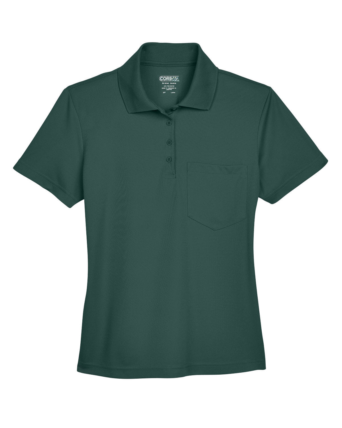 CORE365 Ladies' Origin Performance Piqué Polo with Pocket CORE365