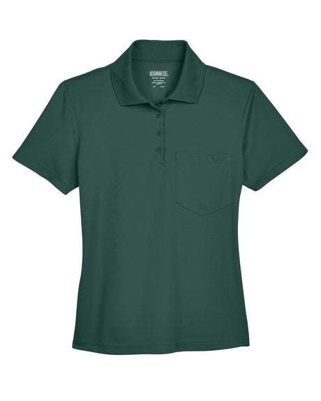 CORE365 Ladies' Origin Performance Piqué Polo with Pocket CORE365