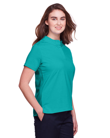 UltraClub Ladies' Lakeshore Stretch Cotton Performance Polo UltraClub