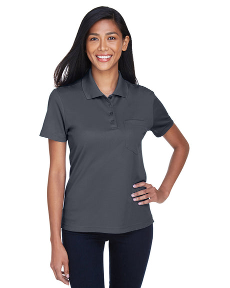 CORE365 Ladies' Origin Performance Piqué Polo with Pocket CORE365