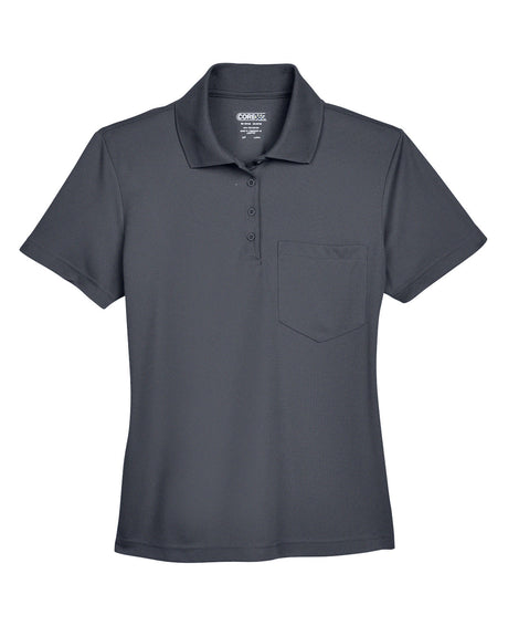 CORE365 Ladies' Origin Performance Piqué Polo with Pocket CORE365