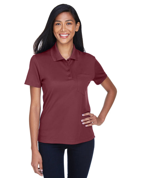 CORE365 Ladies' Origin Performance Piqué Polo with Pocket CORE365