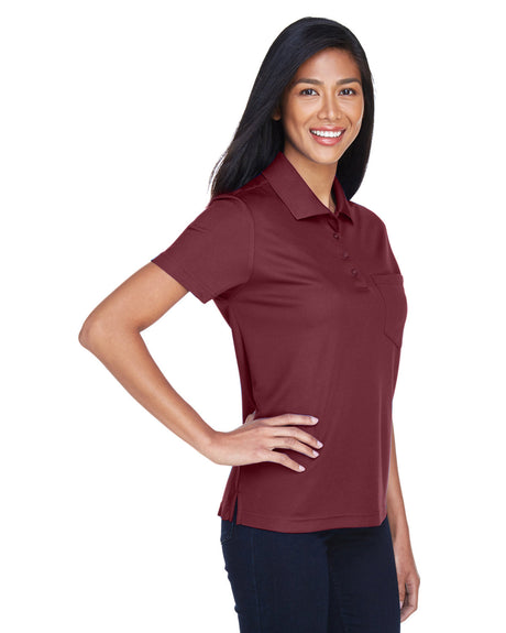 CORE365 Ladies' Origin Performance Piqué Polo with Pocket CORE365