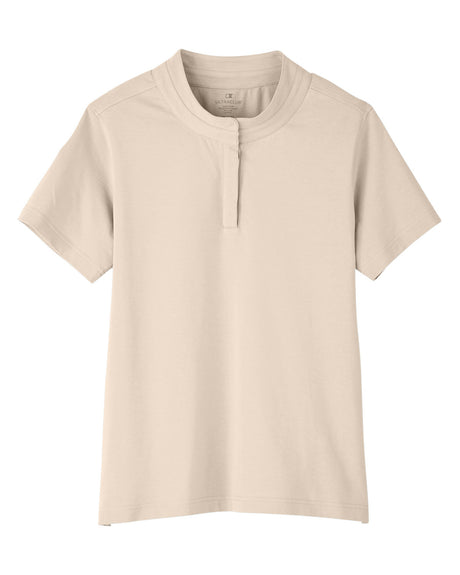 UltraClub Ladies' Lakeshore Stretch Cotton Performance Polo UltraClub