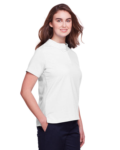 UltraClub Ladies' Lakeshore Stretch Cotton Performance Polo UltraClub