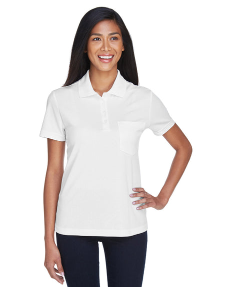 CORE365 Ladies' Origin Performance Piqué Polo with Pocket CORE365