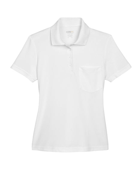 CORE365 Ladies' Origin Performance Piqué Polo with Pocket CORE365