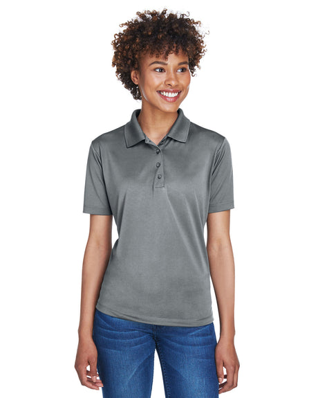 UltraClub Ladies' Cool & Dry 8-Star Elite Performance Interlock Polo Womens Apparel Shirts & Tops