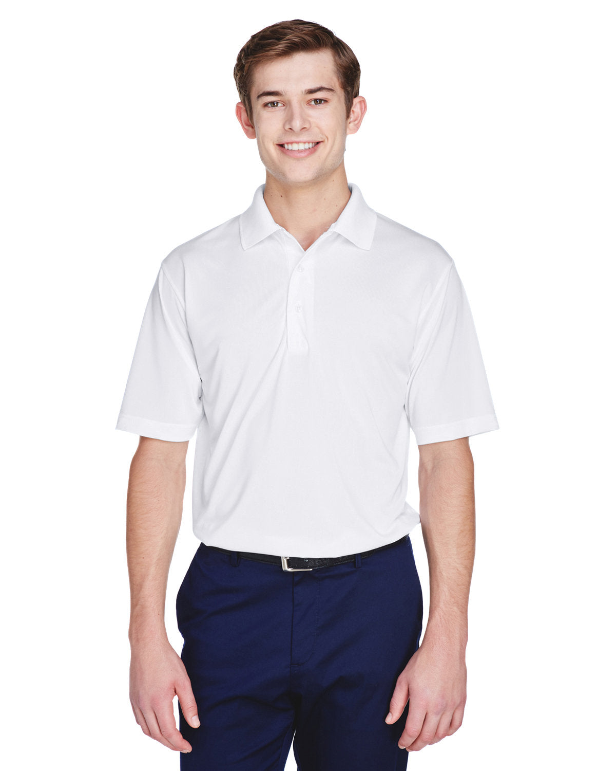 UltraClub Men's Cool & Dry 8-Star Elite Performance Interlock Polo UltraClub