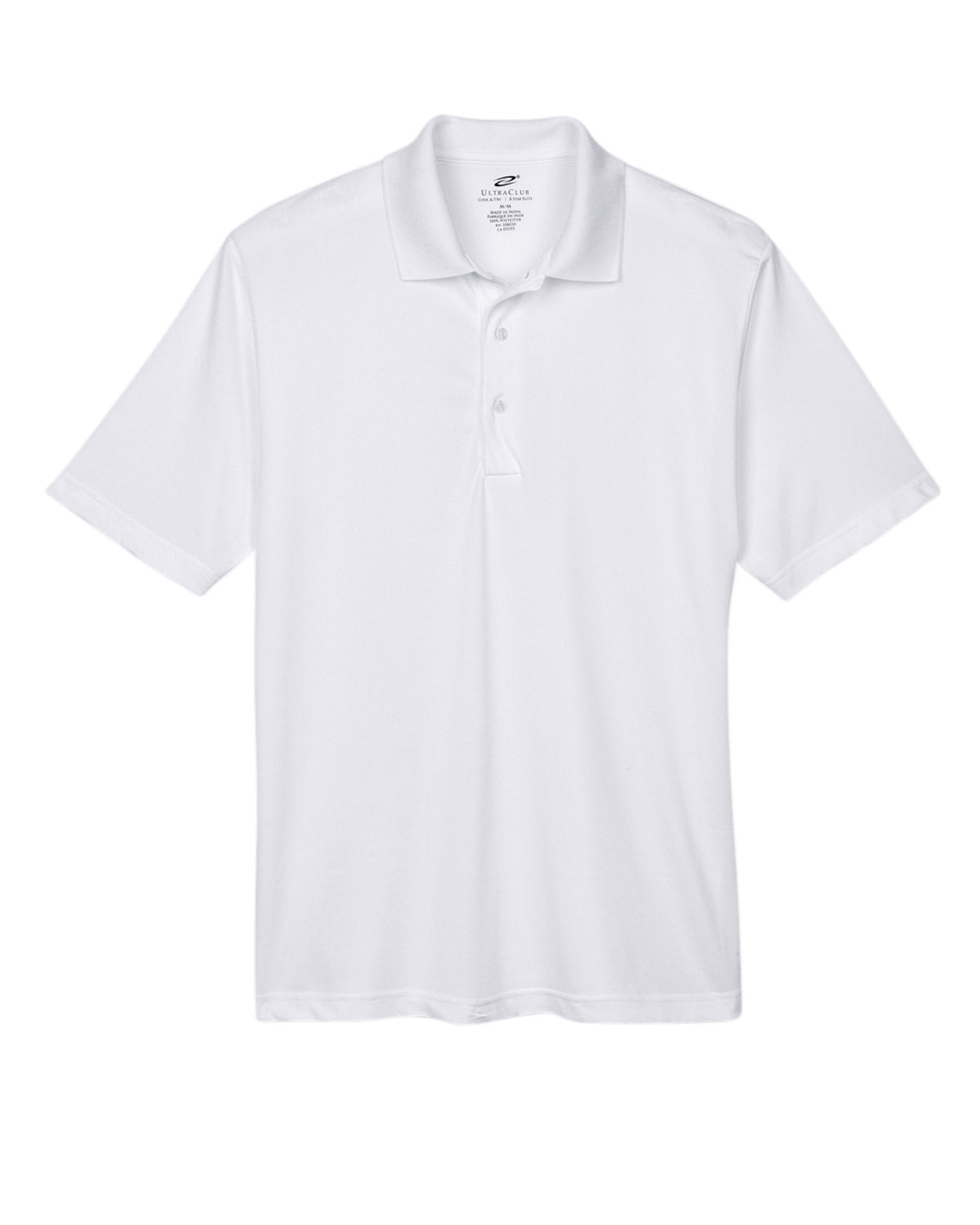 UltraClub Men's Cool & Dry 8-Star Elite Performance Interlock Polo UltraClub