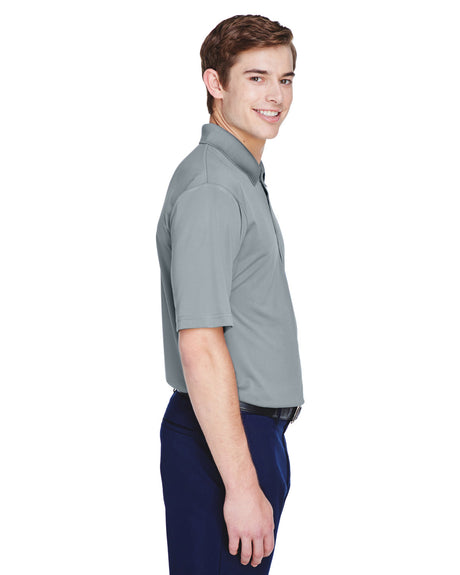 UltraClub Men's Cool & Dry 8-Star Elite Performance Interlock Polo UltraClub