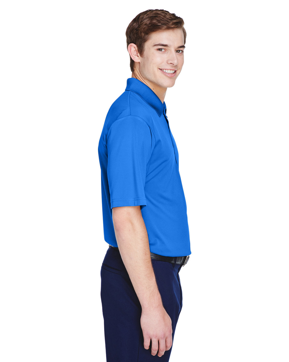 UltraClub Men's Cool & Dry 8-Star Elite Performance Interlock Polo UltraClub