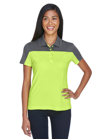 CORE365 Ladies' Balance Colorblock Performance Piqué Polo CORE365