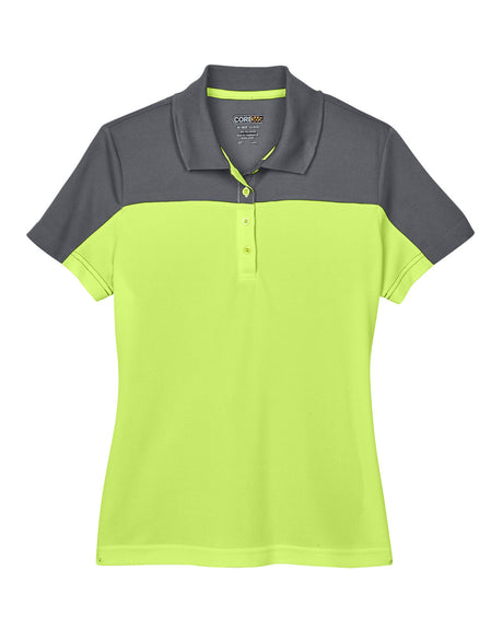 CORE365 Ladies' Balance Colorblock Performance Piqué Polo CORE365
