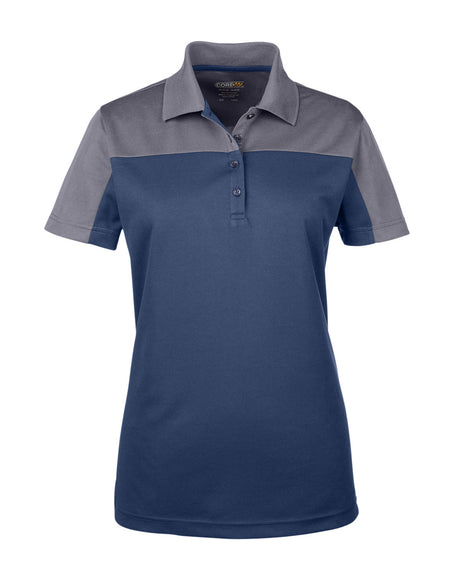 CORE365 Ladies' Balance Colorblock Performance Piqué Polo CORE365