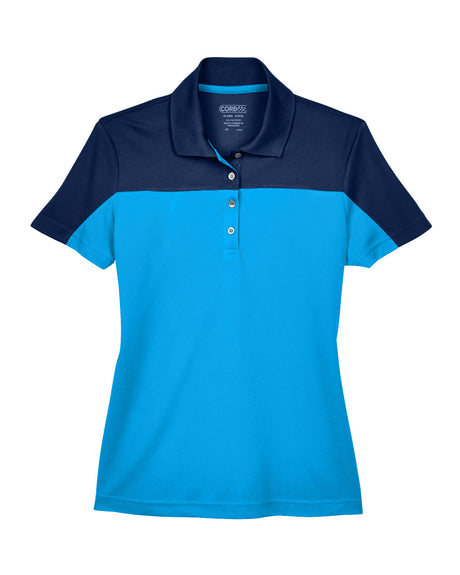 CORE365 Ladies' Balance Colorblock Performance Piqué Polo CORE365