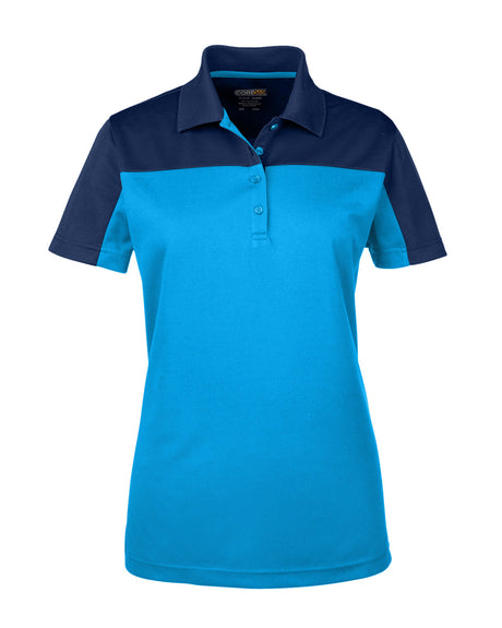 CORE365 Ladies' Balance Colorblock Performance Piqué Polo CORE365
