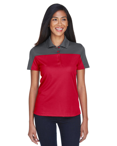 CORE365 Ladies' Balance Colorblock Performance Piqué Polo CORE365
