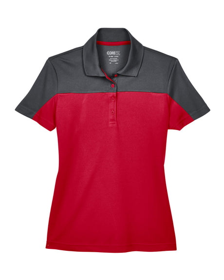 CORE365 Ladies' Balance Colorblock Performance Piqué Polo CORE365