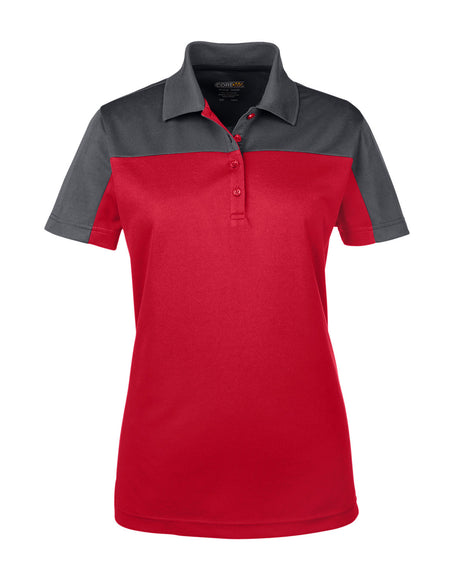 CORE365 Ladies' Balance Colorblock Performance Piqué Polo CORE365