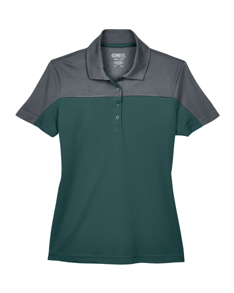 CORE365 Ladies' Balance Colorblock Performance Piqué Polo CORE365