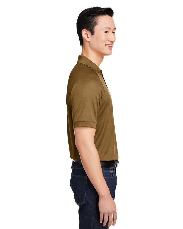 Harriton Men's Charge Snag and Soil Protect Polo Harriton