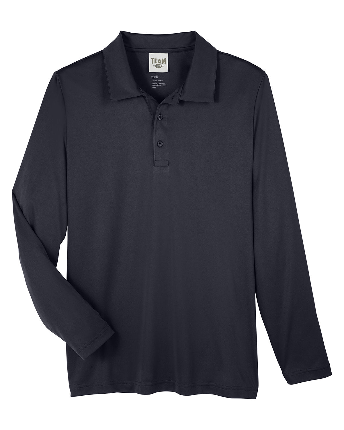 Team 365 Men's Zone Performance Long Sleeve Polo Team 365