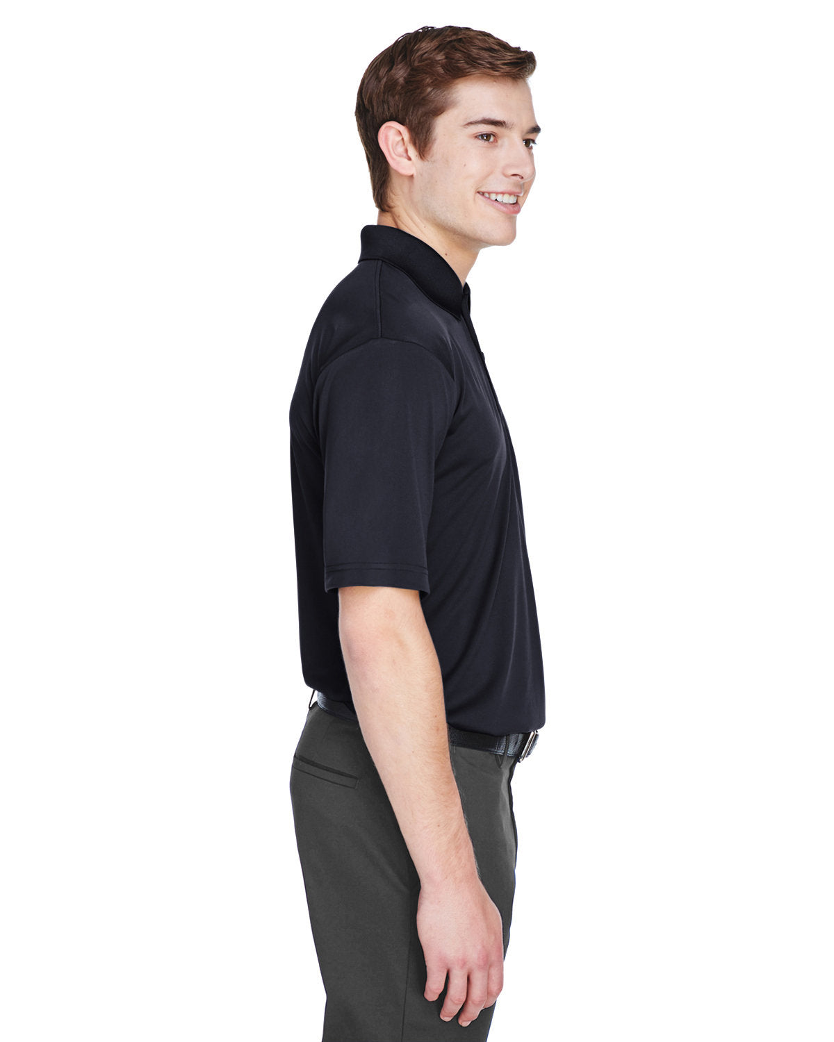 UltraClub Men's Cool & Dry 8-Star Elite Performance Interlock Polo UltraClub