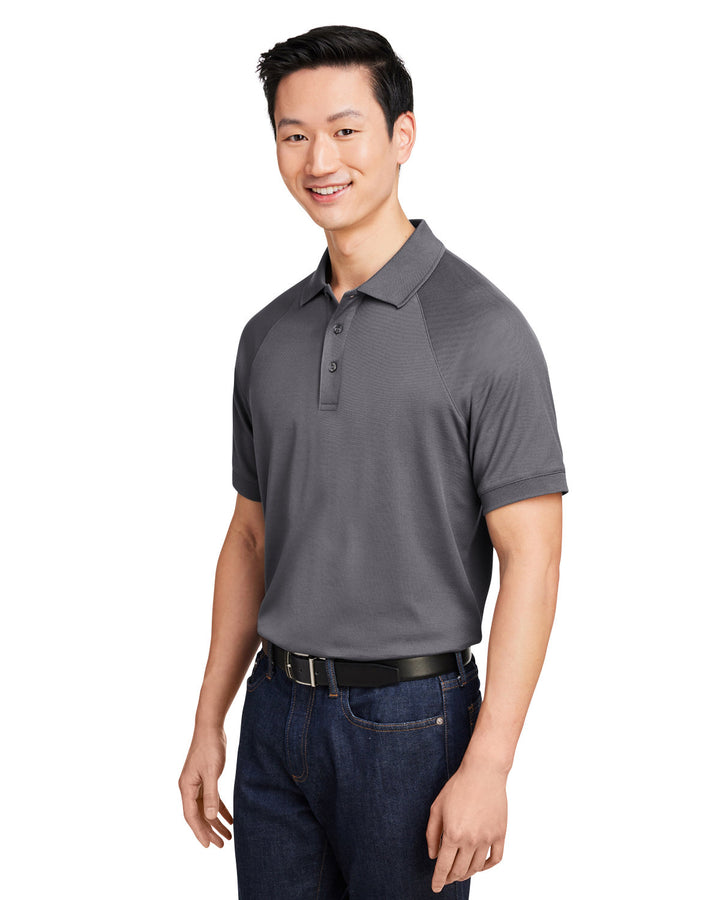 Harriton Men's Charge Snag and Soil Protect Polo Harriton