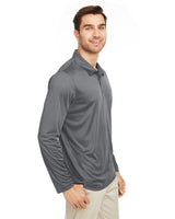 Team 365 Men's Zone Performance Long Sleeve Polo Team 365