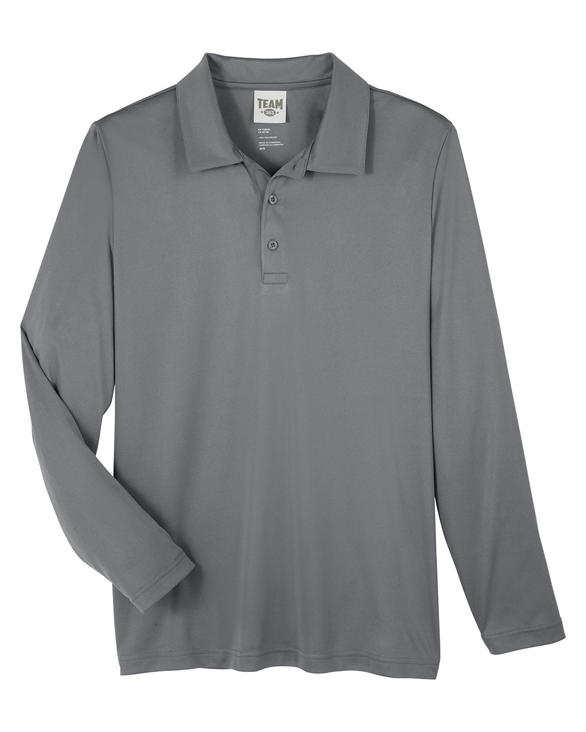 Team 365 Men's Zone Performance Long Sleeve Polo Team 365